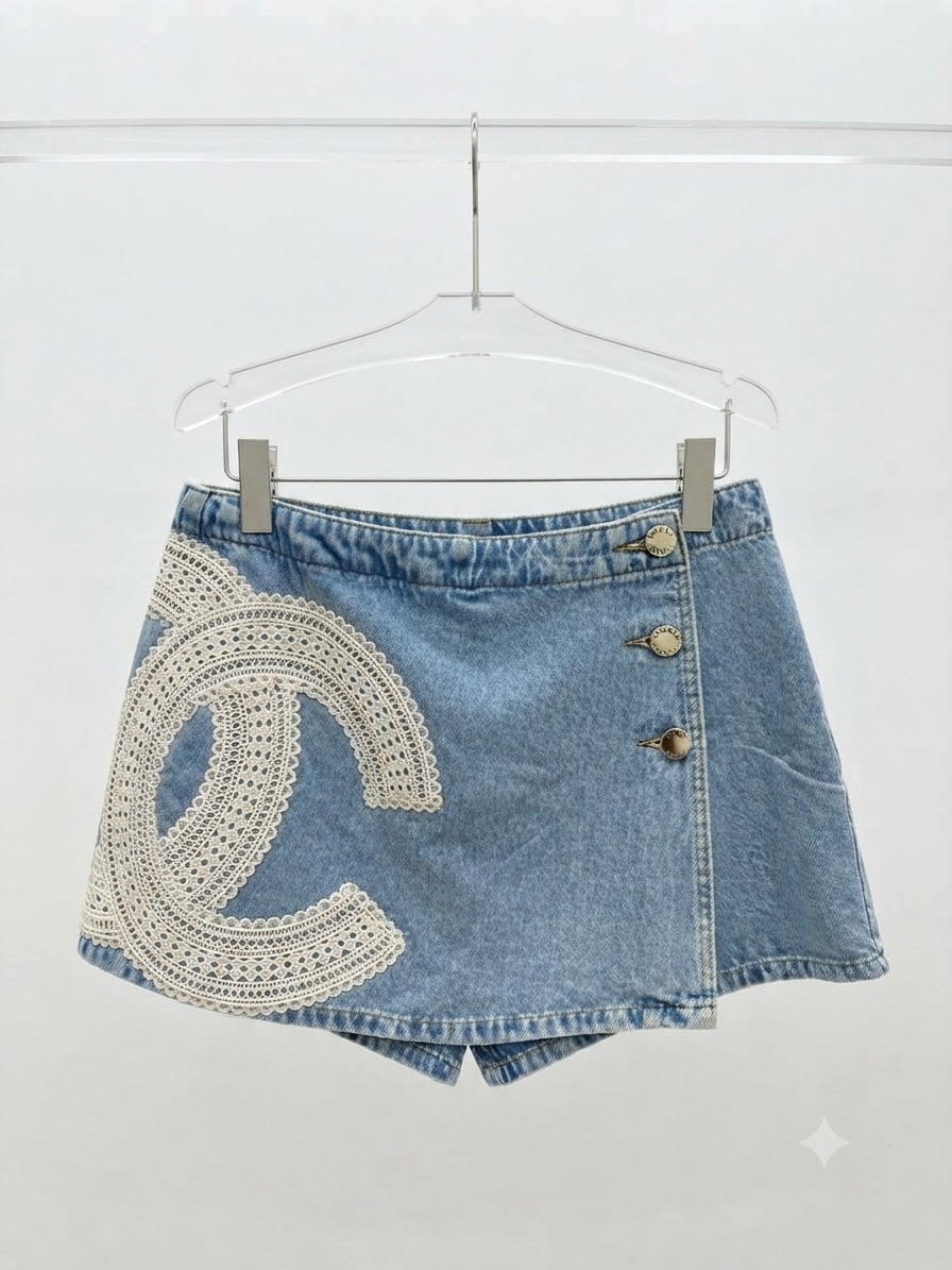 Short skirt chanel blue - Image 3