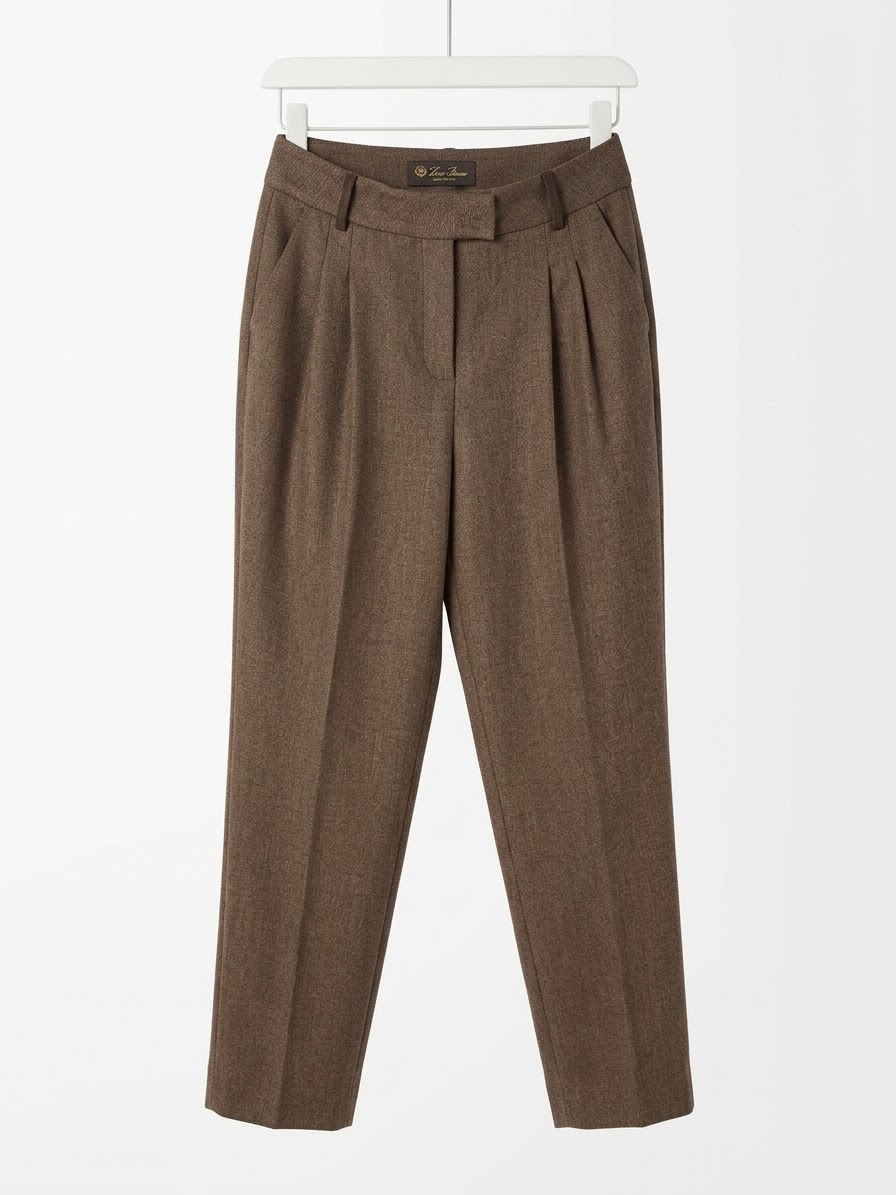 Suit brown with belt selve - Image 2