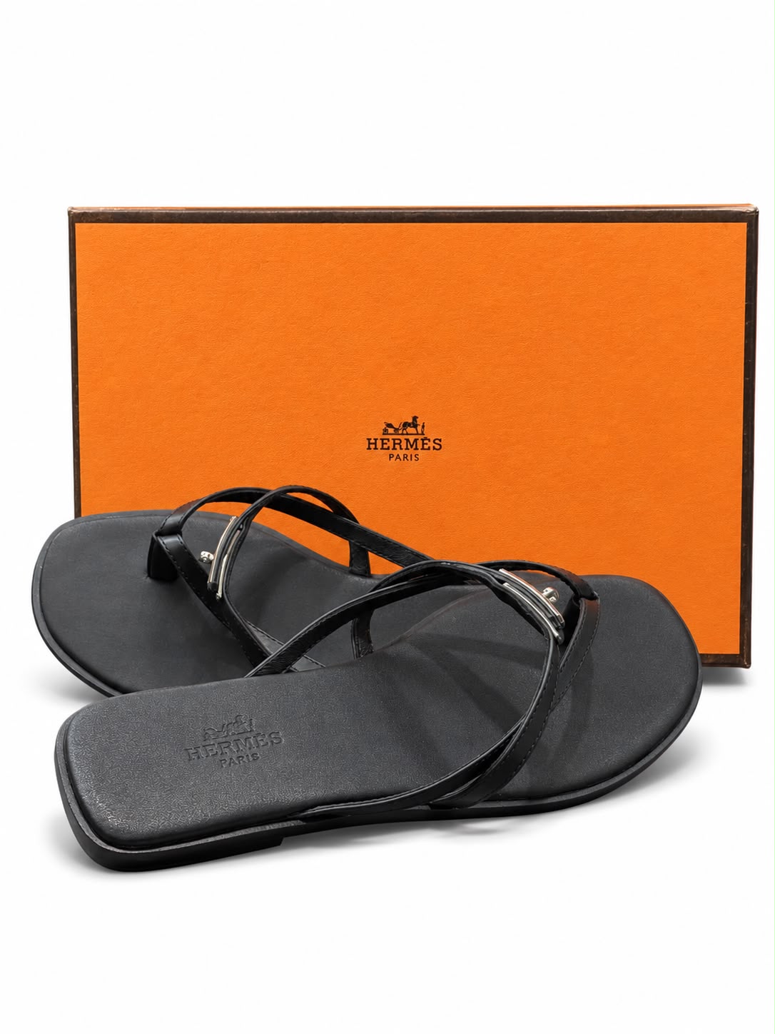 Slipper Hermes black - Image 3