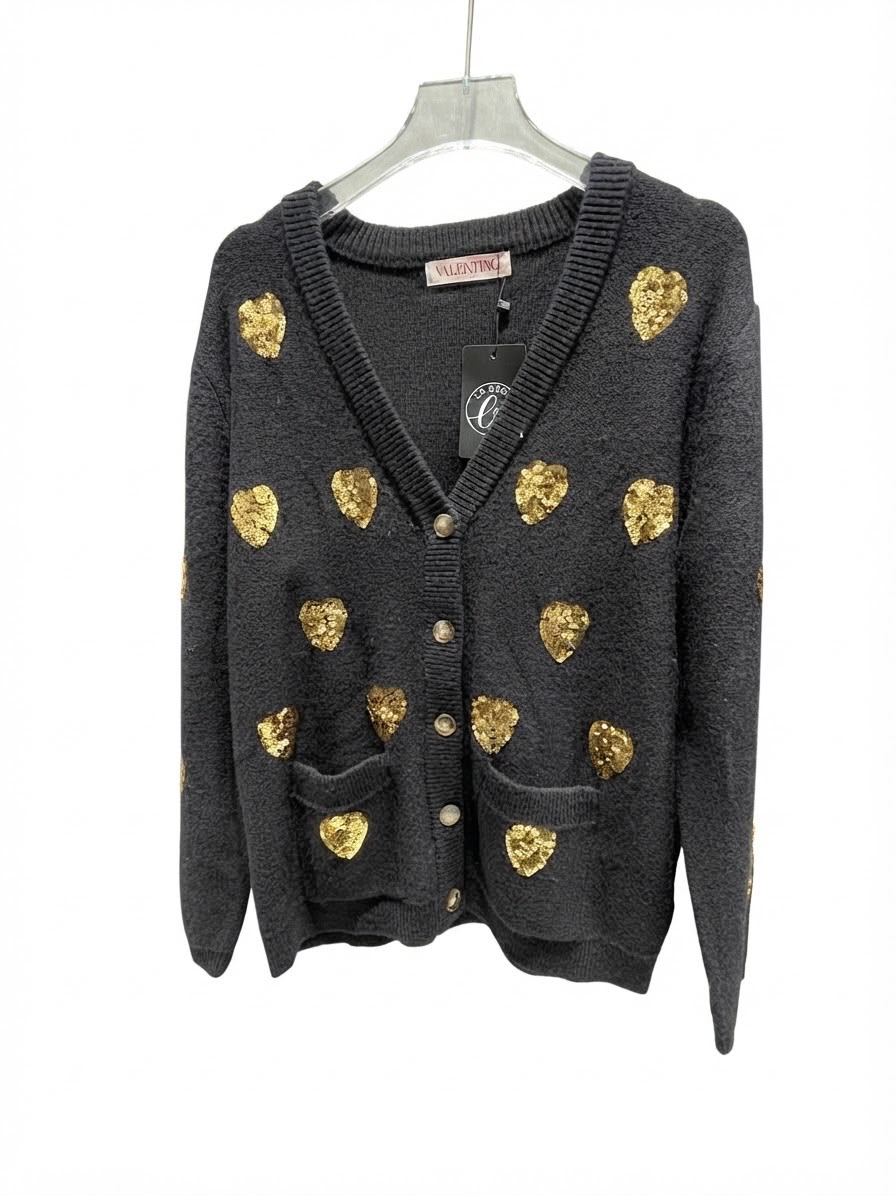 Cardigan Black & gold Valentino - Image 1