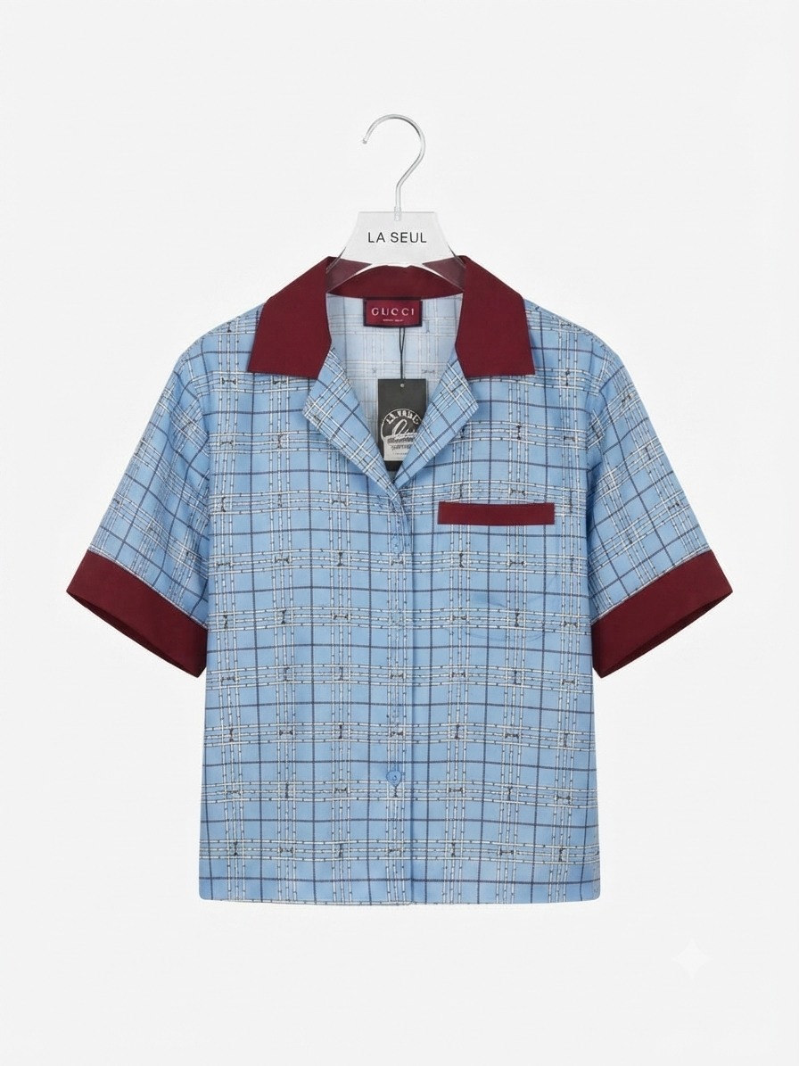 Gucci Set Short Blue&Red - Image 2