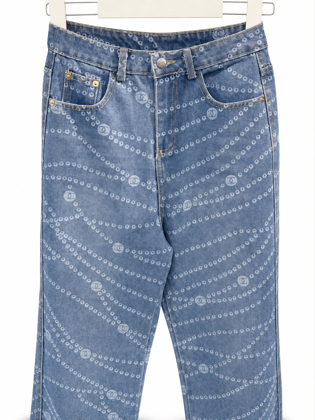 Pant Jeans chanel Blue full cover - Image 2