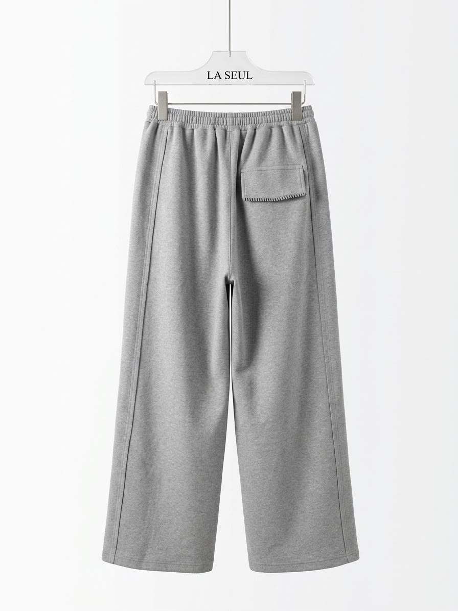 Miu Miu  sweatpants Wide Leg Grey - Image 3