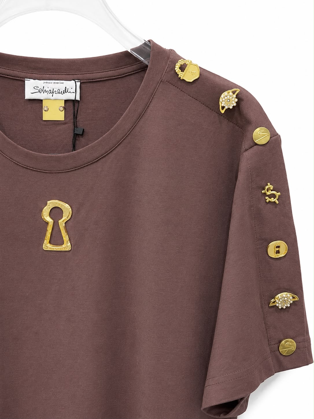 Track suit brown gold details - Image 3