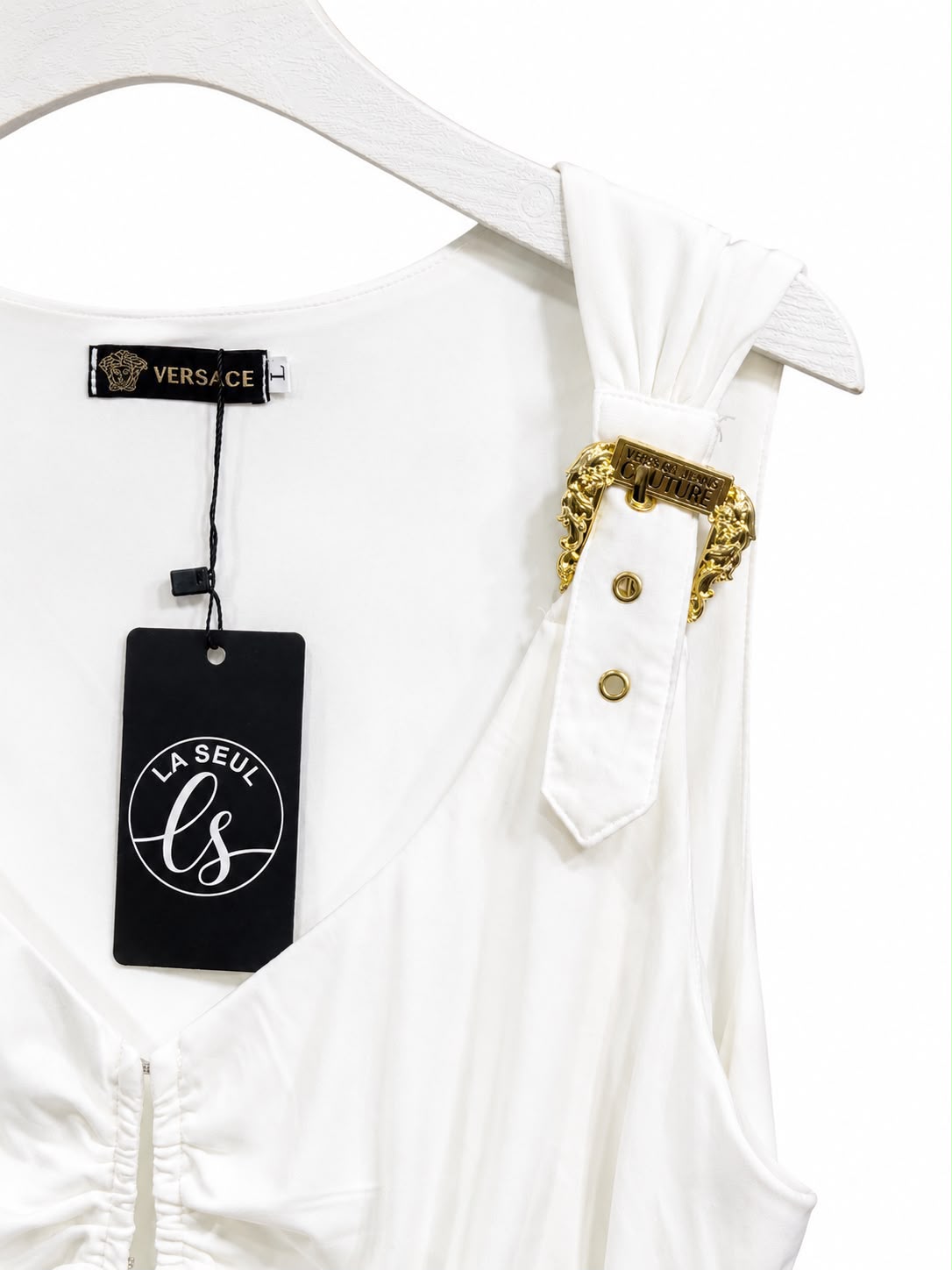 Set black white buckle top - Image 5