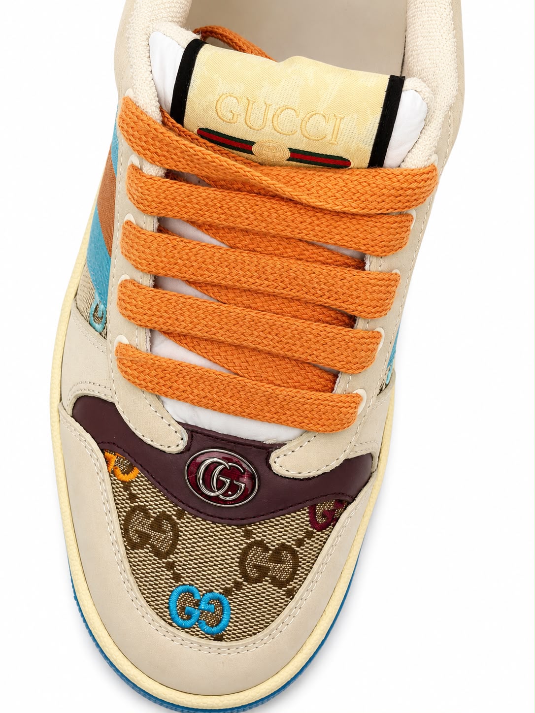 Shoes multi lace beige / orange - Image 4