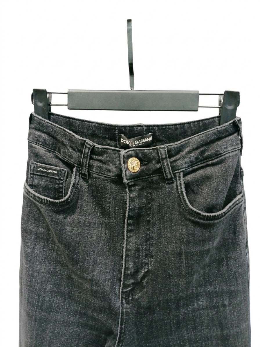 Jeans dark grey flare - Image 1