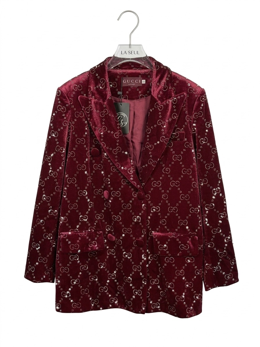 Red Suit Gucci Full Coverage - Image 4