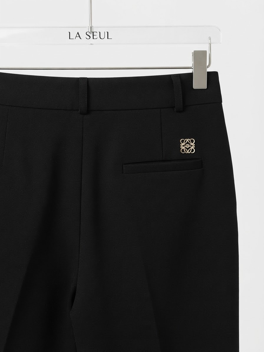 pant black satin - Image 1