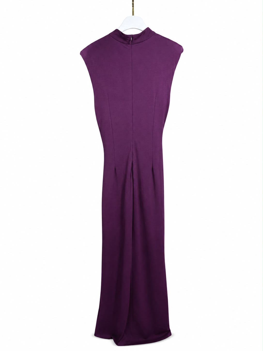 Dress mauve slevless gold key - Image 4