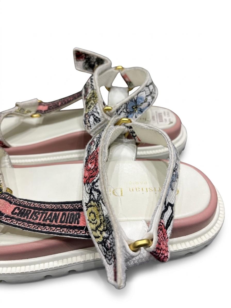 sandal dior white & pink - Image 1