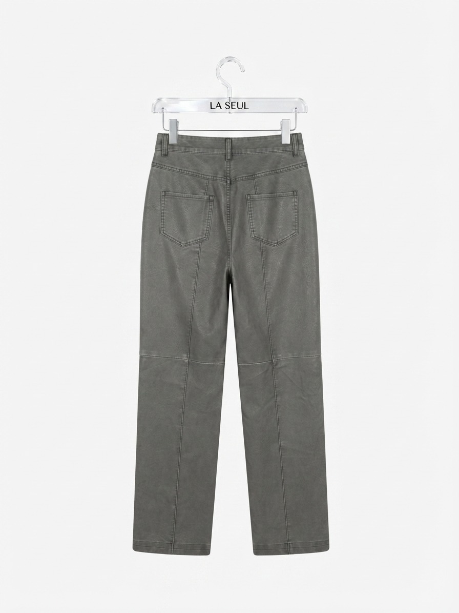 Alexander Wang grey leather laser-cut suit - Image 2