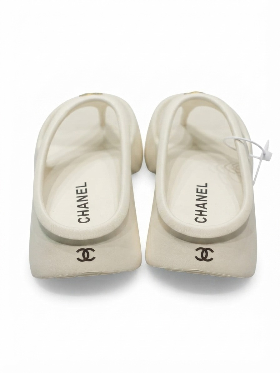 slipper white platform - Image 3