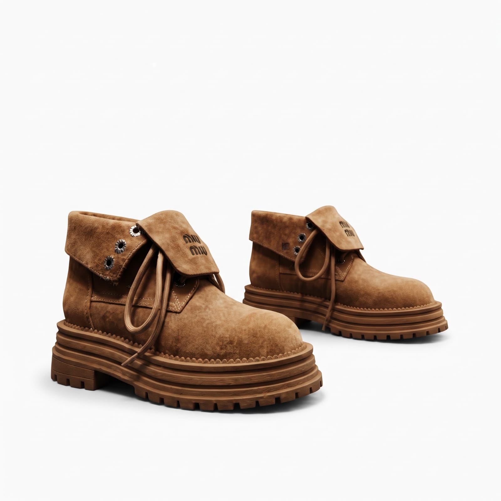 half boot Miu Miu camel - Image 1