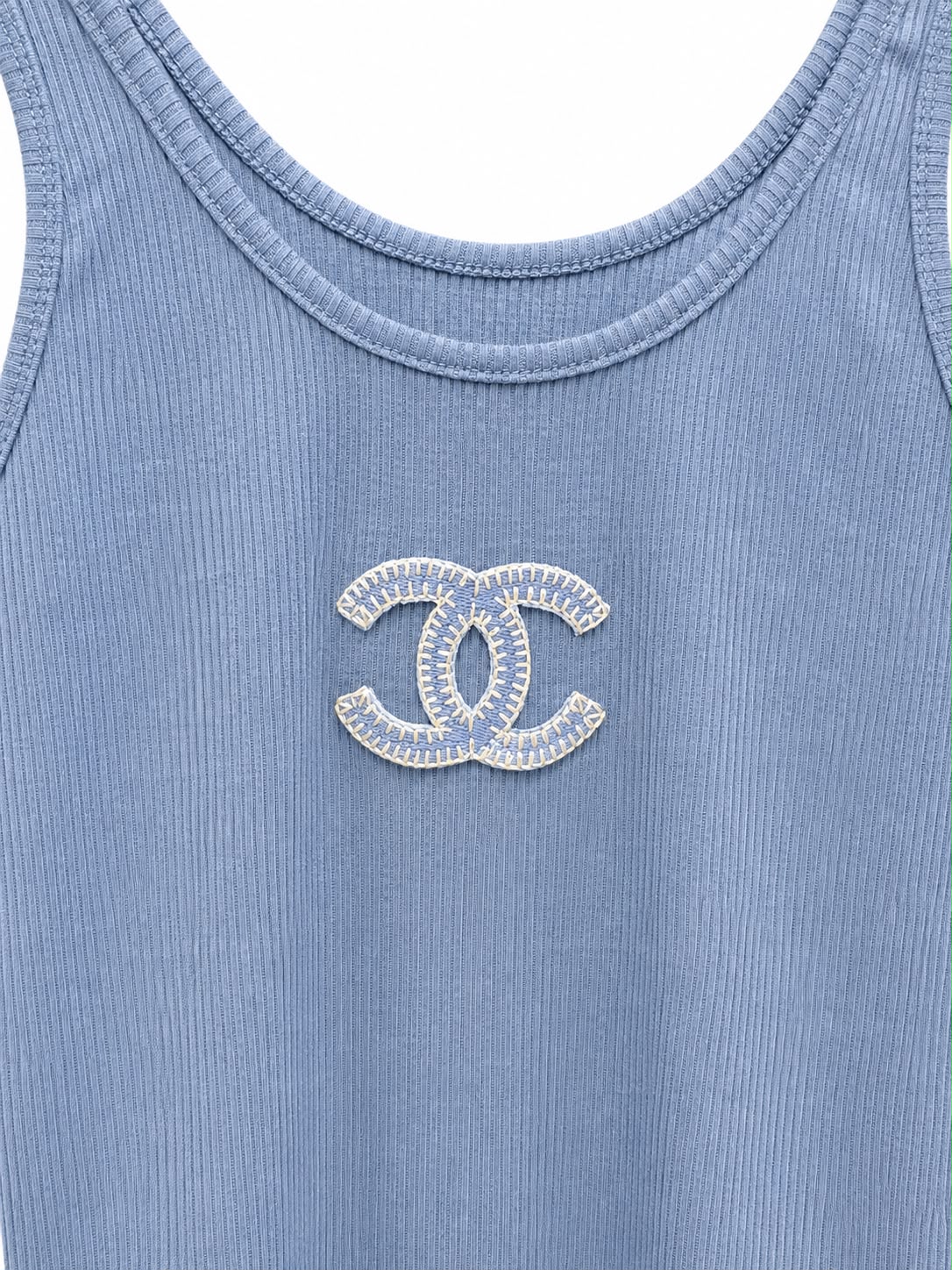 Top cut blue chanel - Image 3