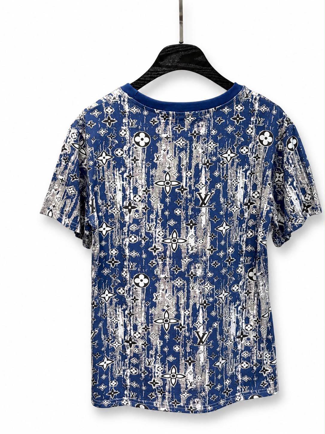 T-shirt lv blue& white - Image 1
