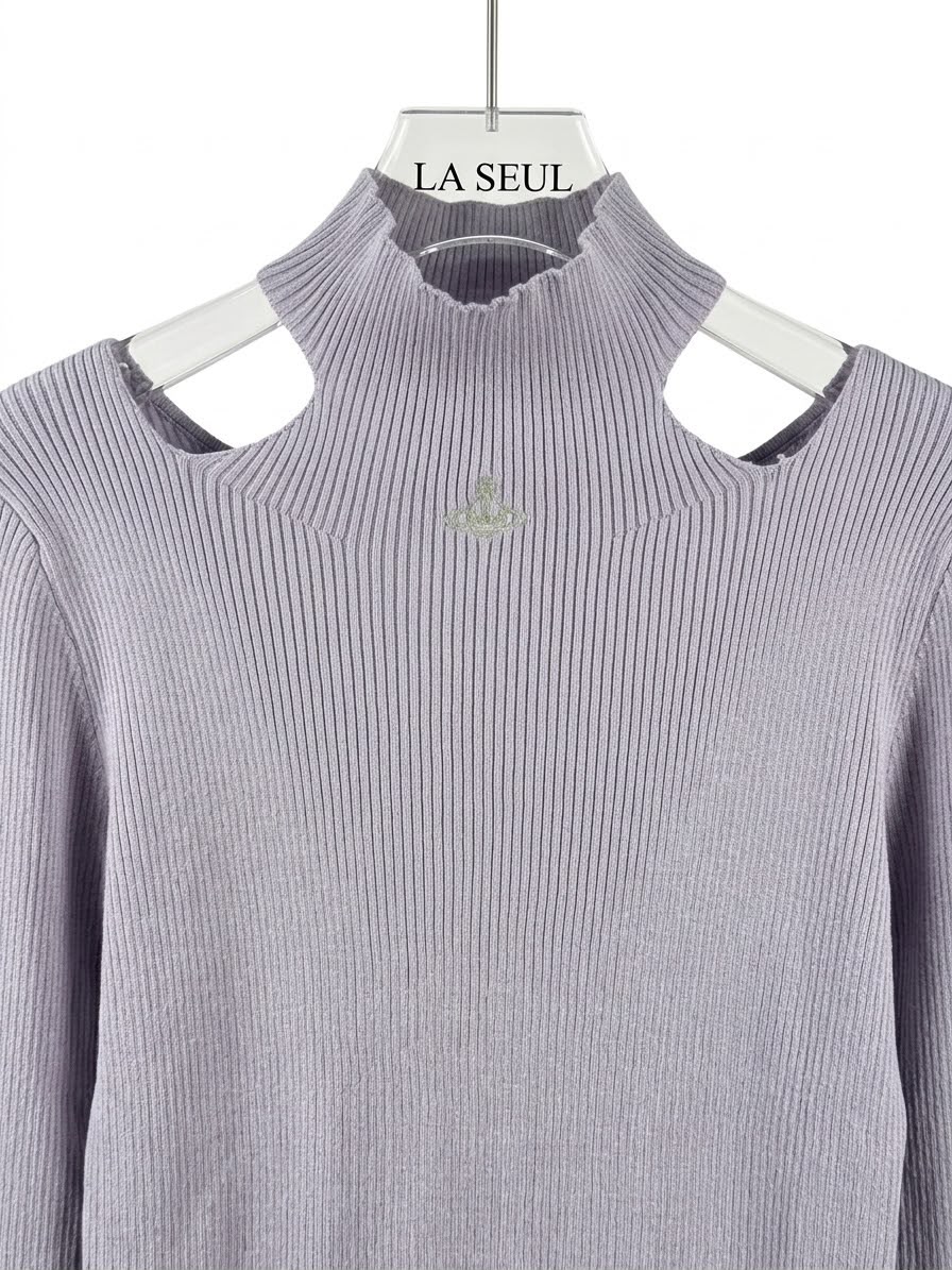 Vivienne Westwood cutout knitwear purple - Image 2