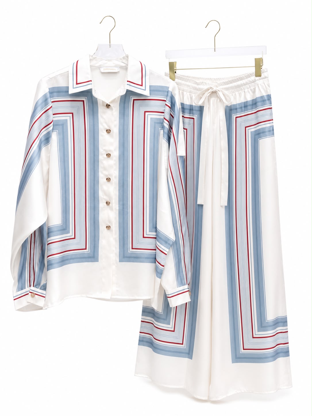 set satin 3ps blue&red Zimmermann - Image 5