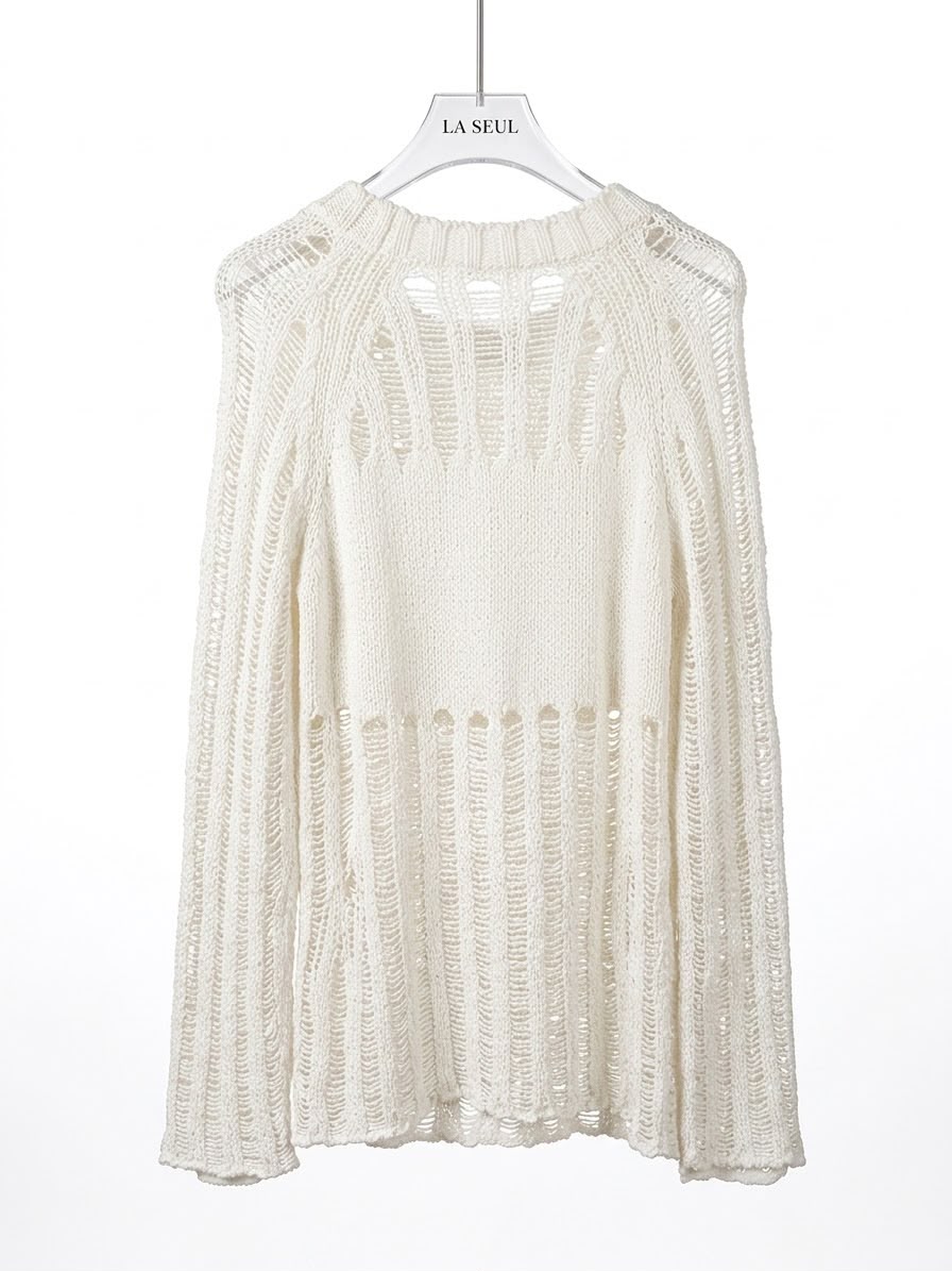 Versace Knit Sweater White - Image 1