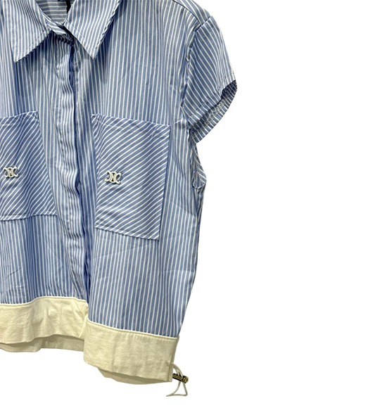 Shirt strip blue Celine - Image 4