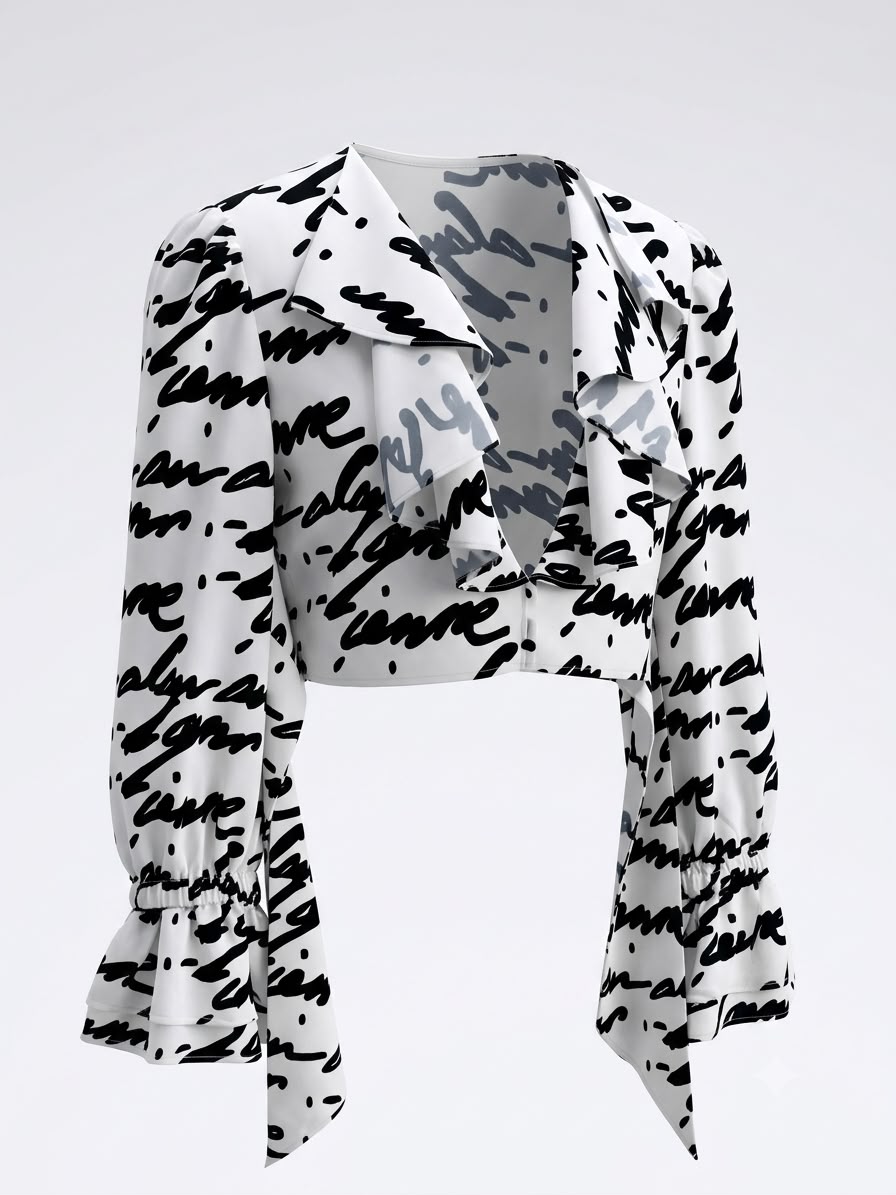 blouse Balmain black&white - Image 1