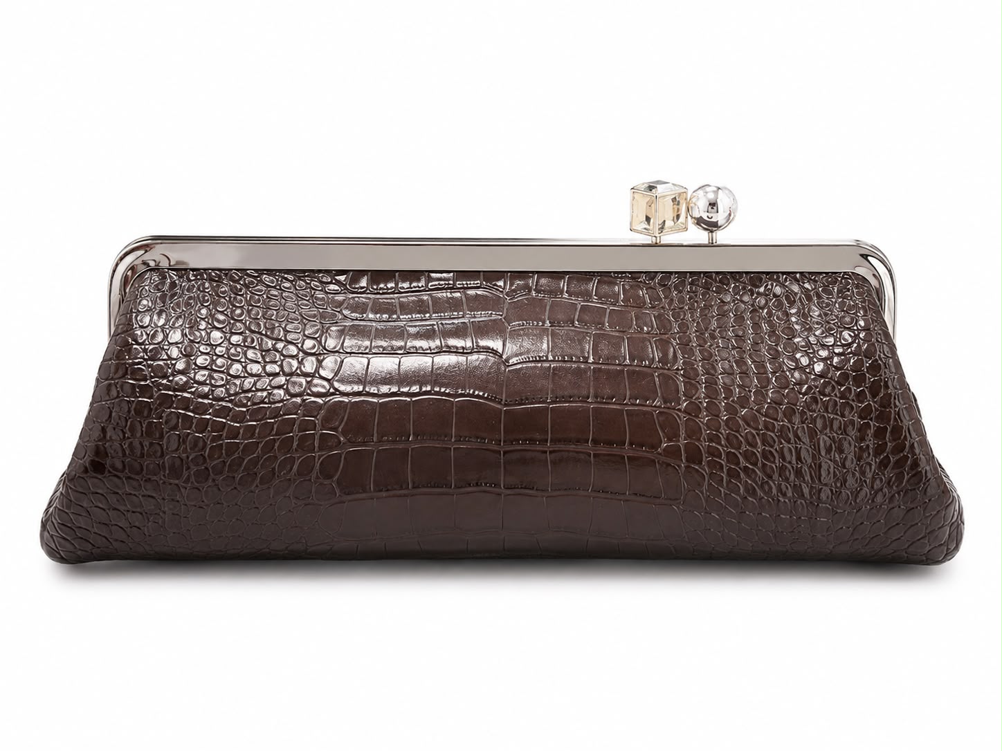 Clutch bag crocodile brown JACQUEMUS - Image 2