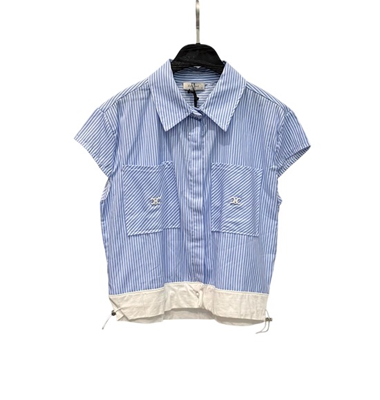 Shirt strip blue Celine - Image 3