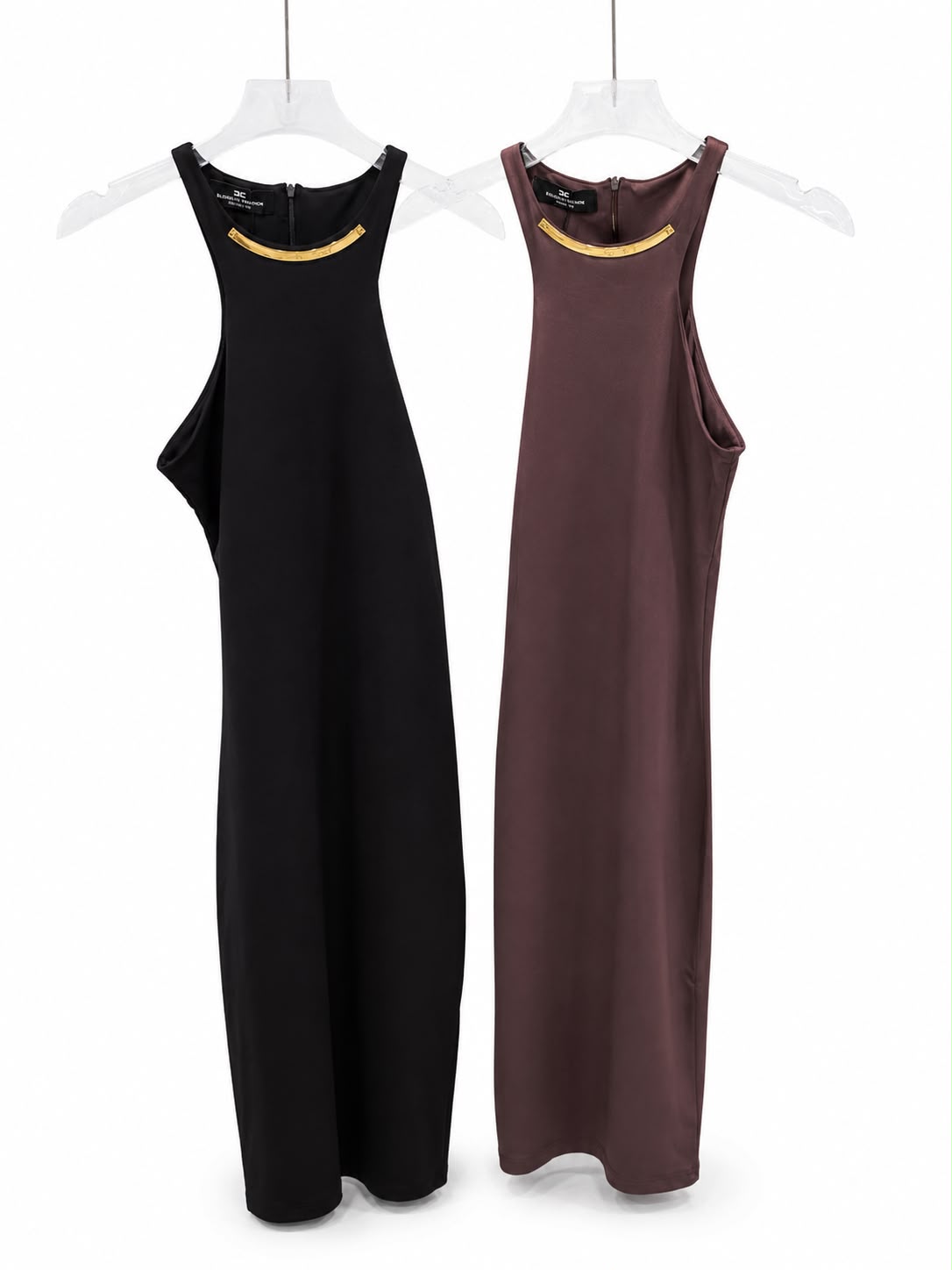Dress black & gold metal neck - Image 3