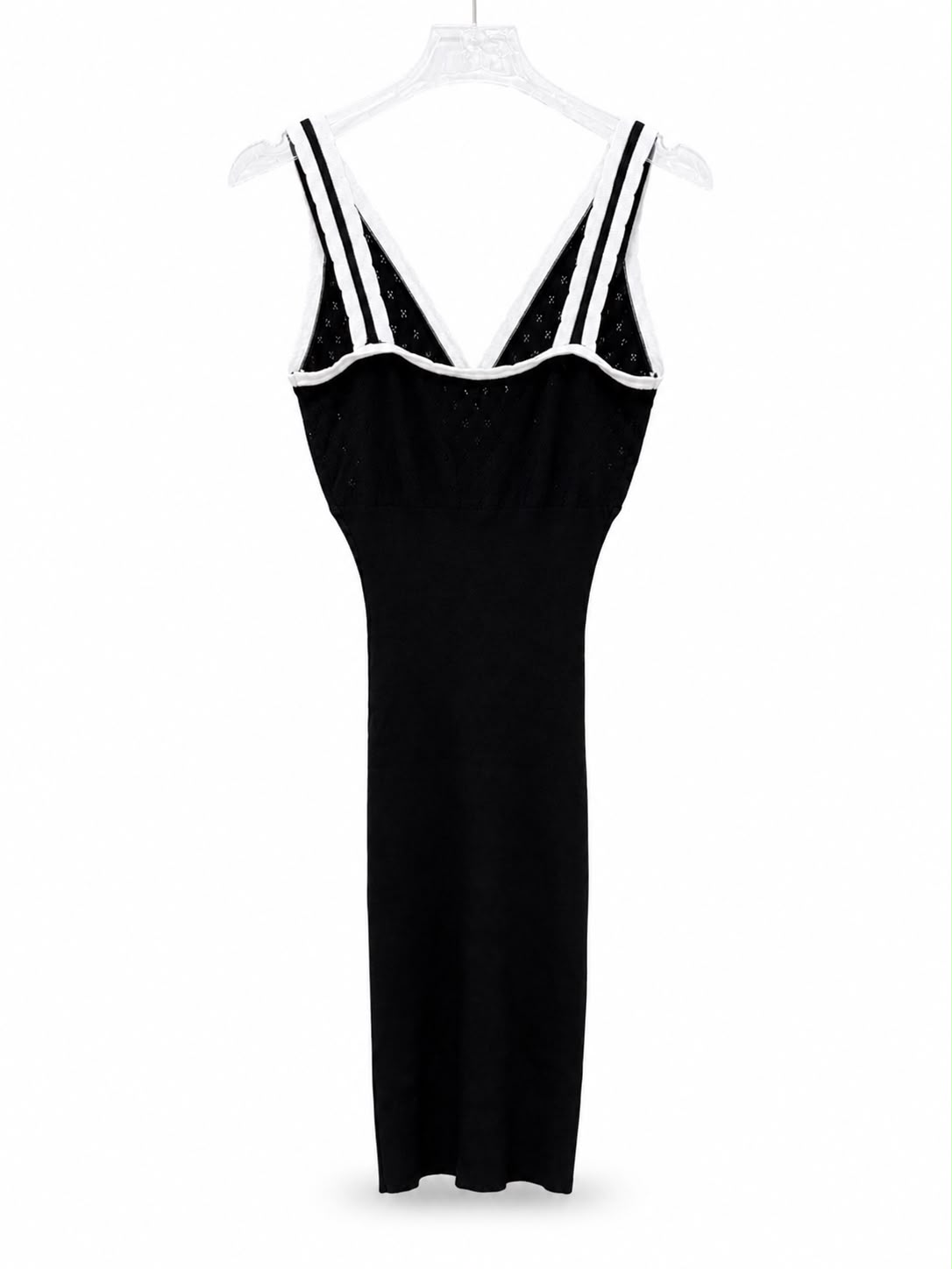 Dress knit fit black& white - Image 1