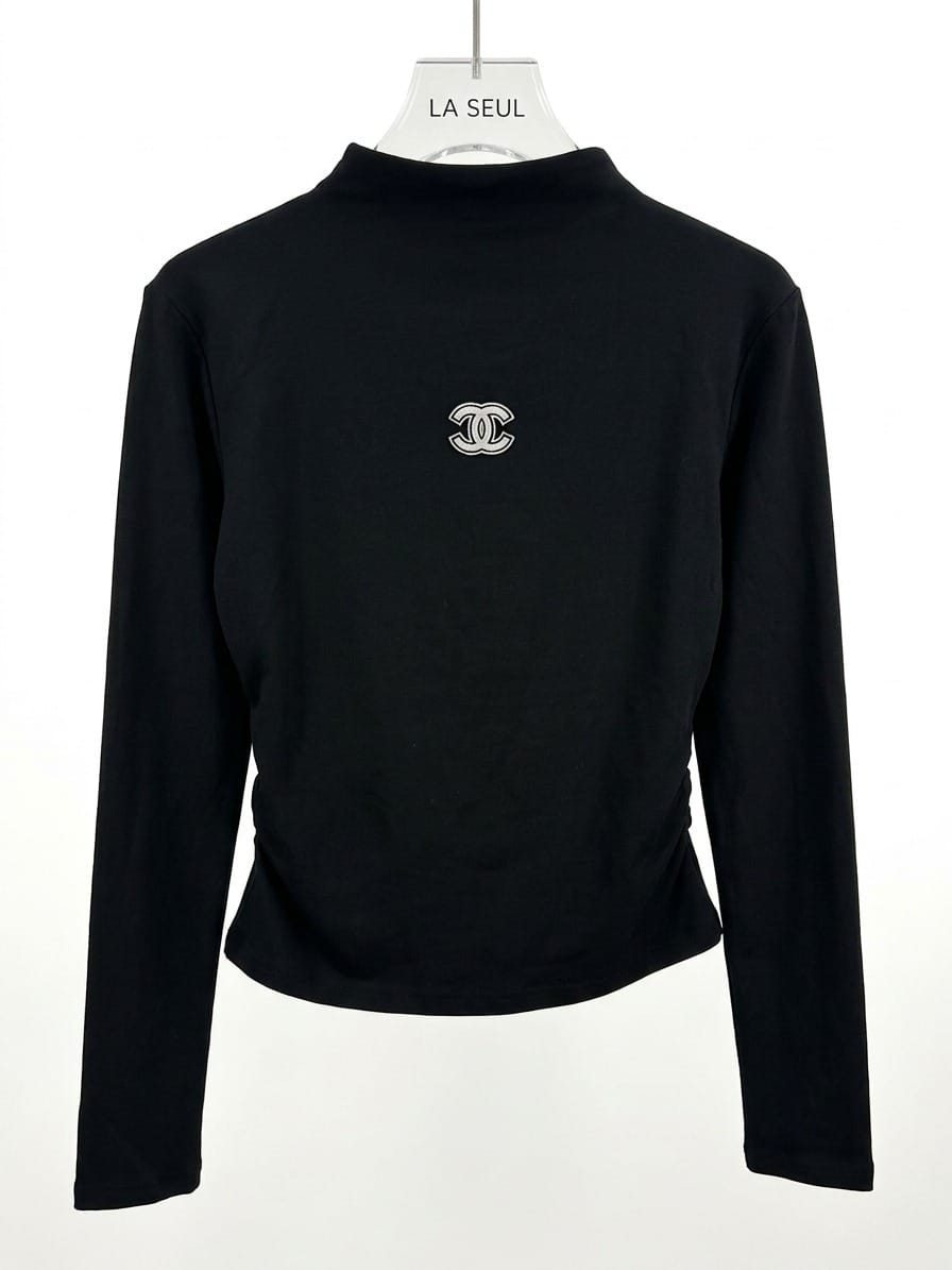 T. shirt high neck Black - Image 1