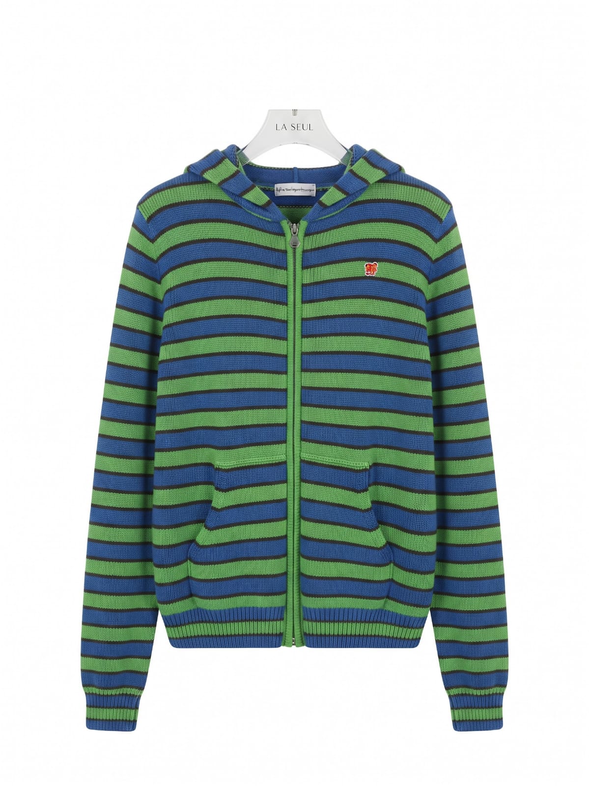 Sweat shirt green strip - Image 1