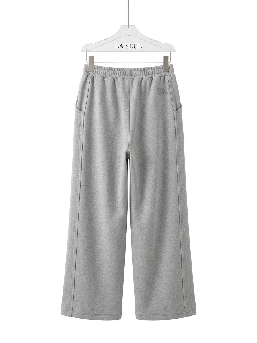 Miu Miu  sweatpants Wide Leg Grey - Image 2