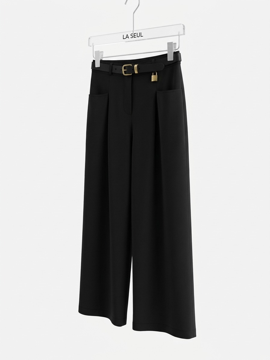 Suit balck with bilt - Image 3
