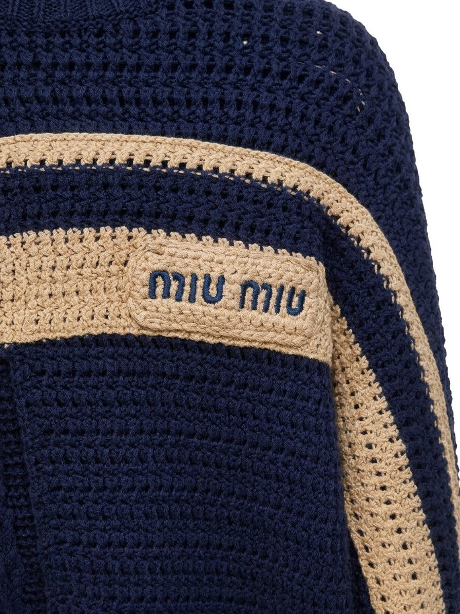 Cardigan kint navy blue - Image 1