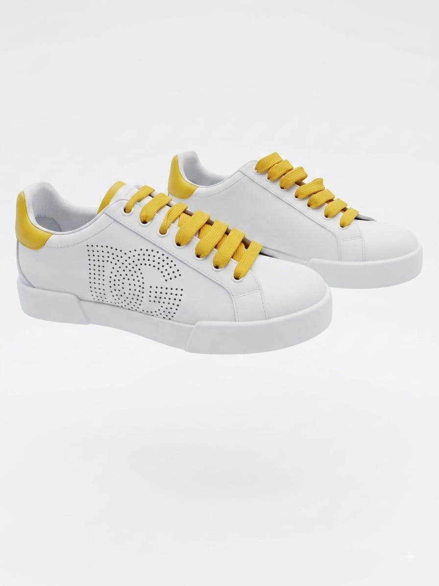 Shoes D&G white and yellow - Image 1