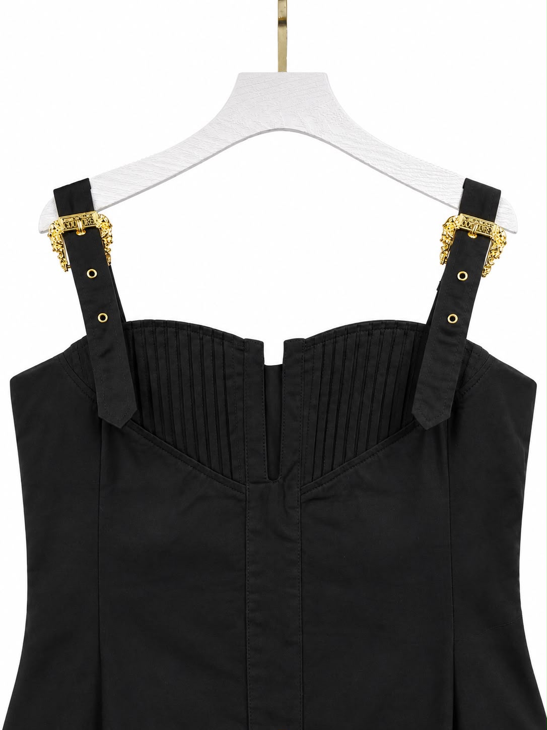 Dress black gold buckle straps - Image 1