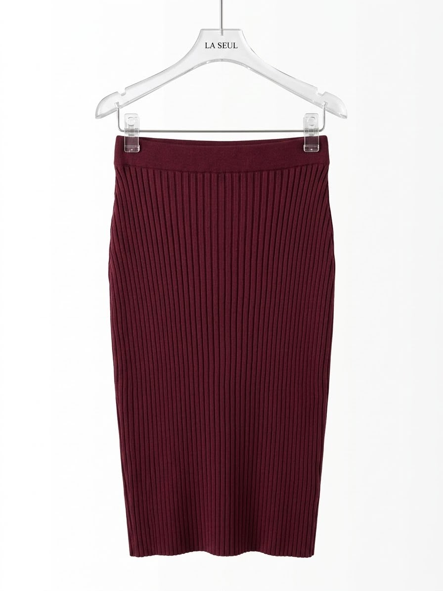 YSL Lycra suit Burgundy - Image 3