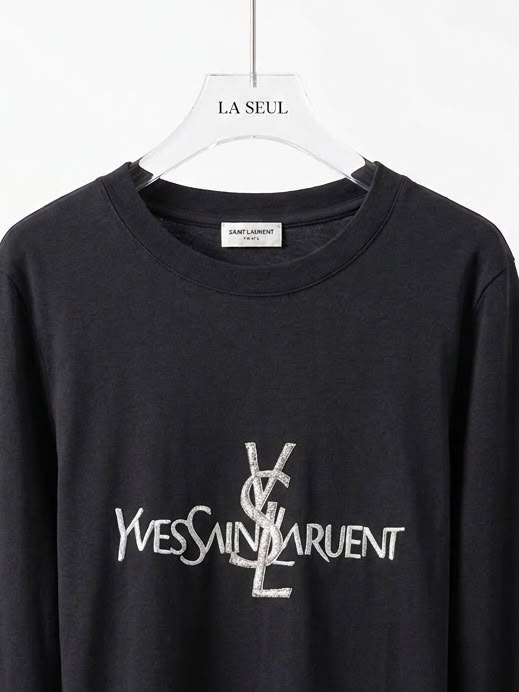 Saint Laurent Long-Sleeve T-Shirt Black - Image 2