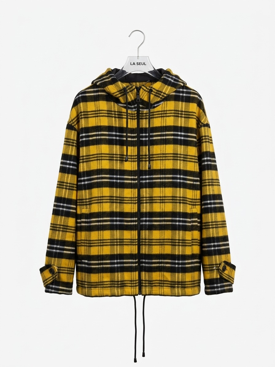 Dior Yellow & Black Checkered Jacket - Image 2