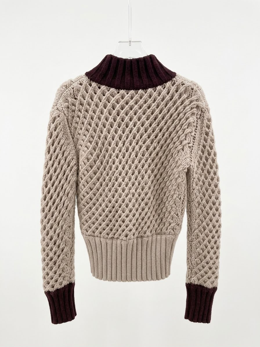 jacket lv wool beige - Image 1