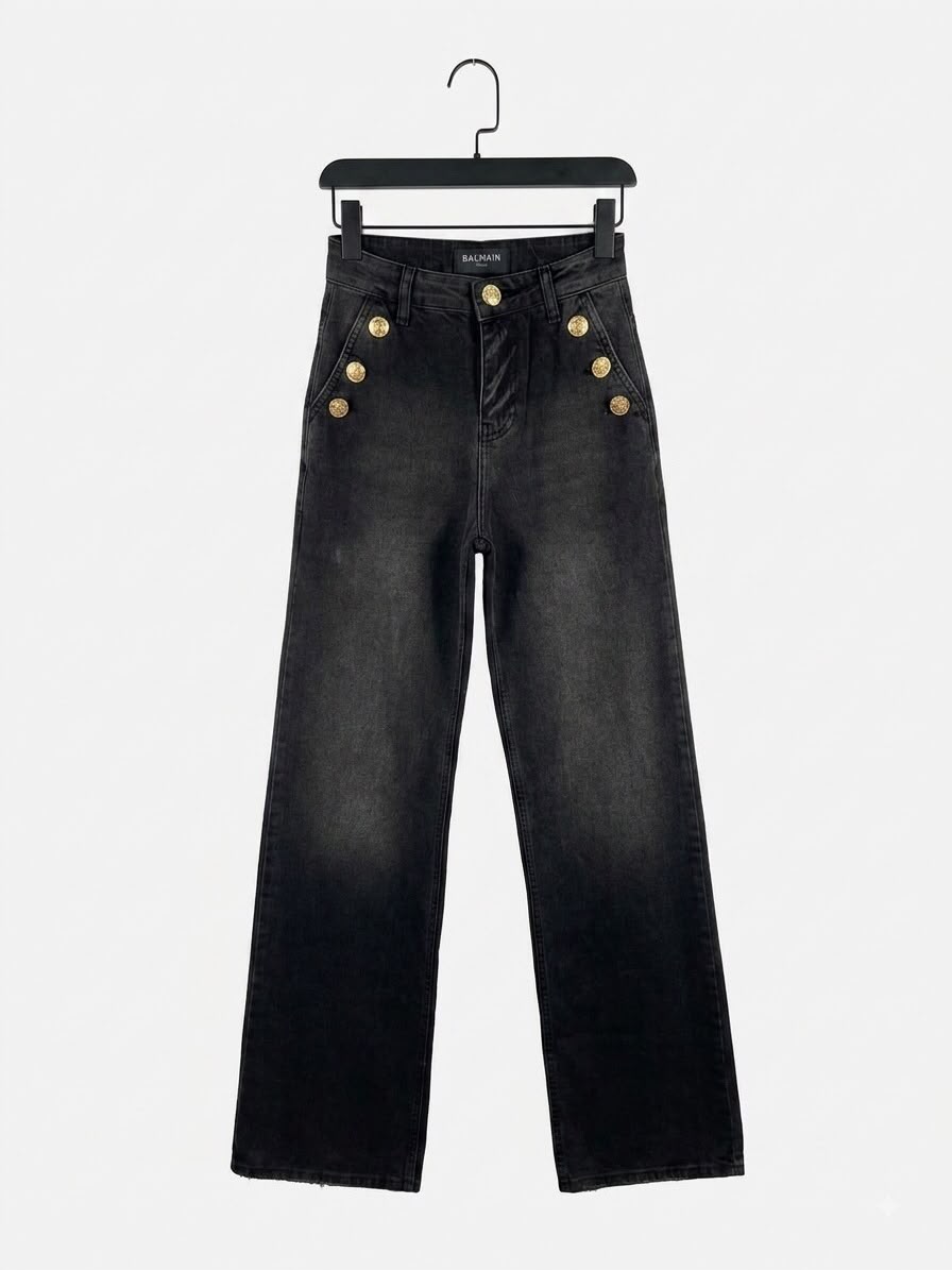 jeans Pant balmain grey - Image 1