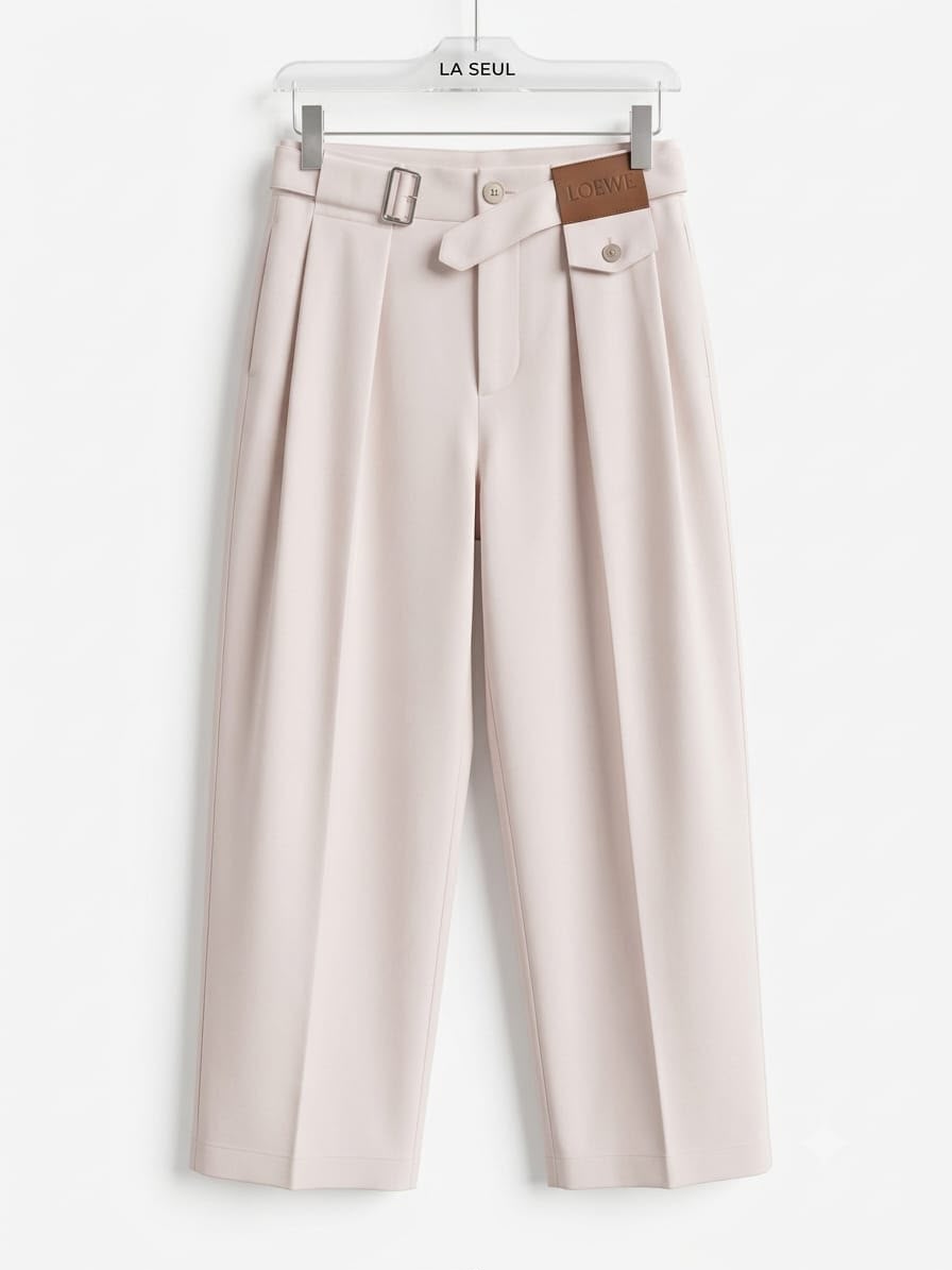 Pink loewe gabardine suit - Image 6