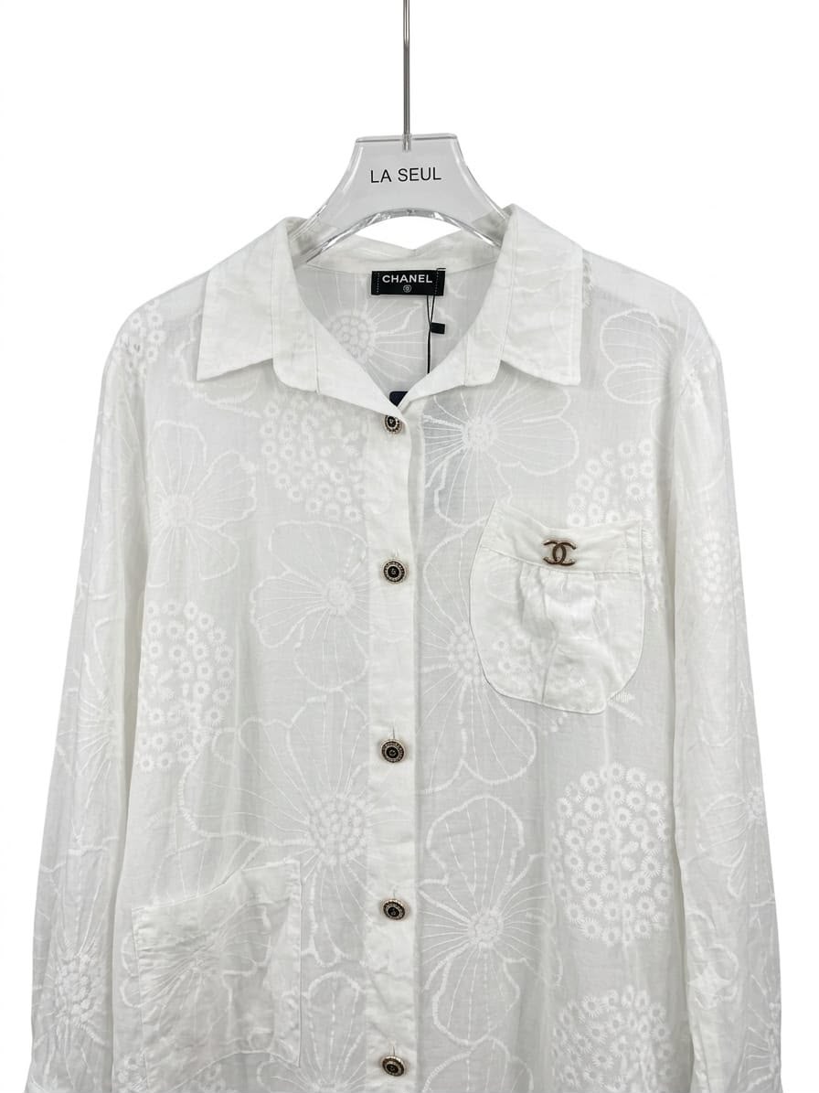 short Dress white Chanel - Image 1