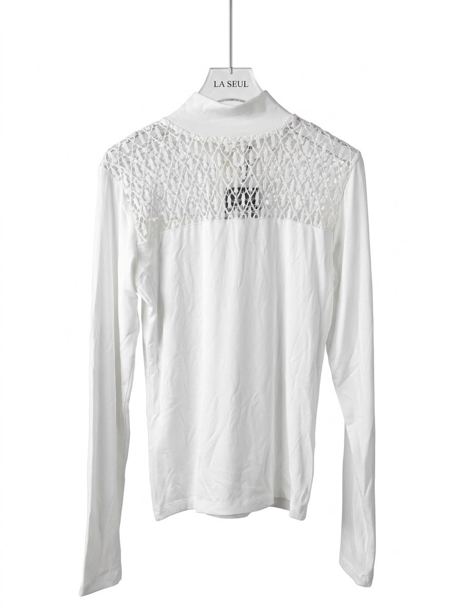 Long-Sleeve Zip Top Chanel White - Image 2