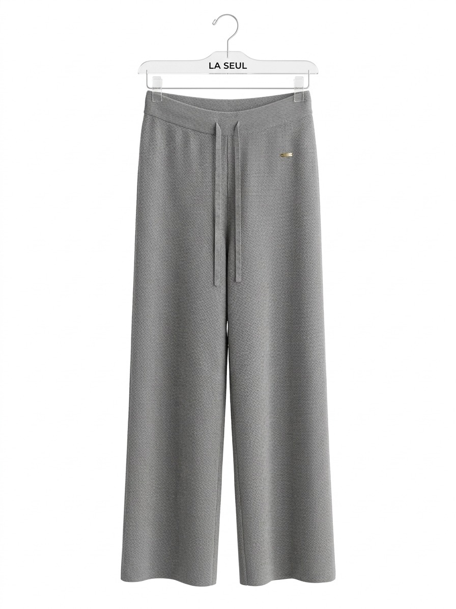 suit knit grey long - Image 2