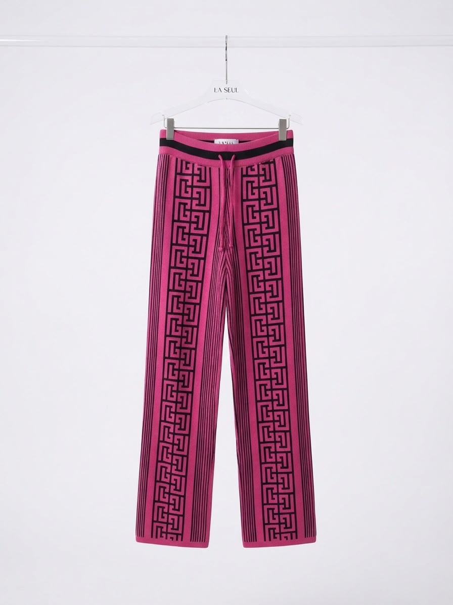 Balmain pink and black suit - Image 1