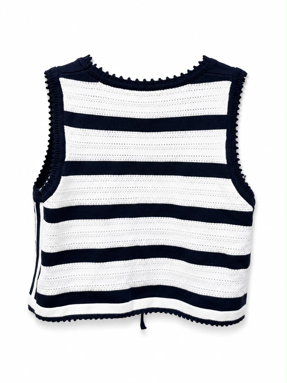 Vest kint strip crop - Image 1