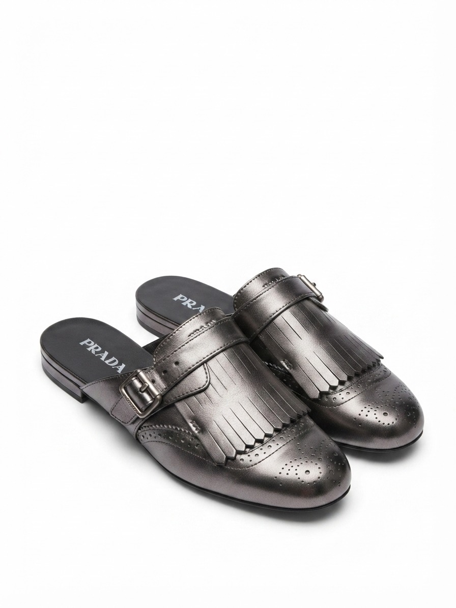 leather sabot black - Image 6