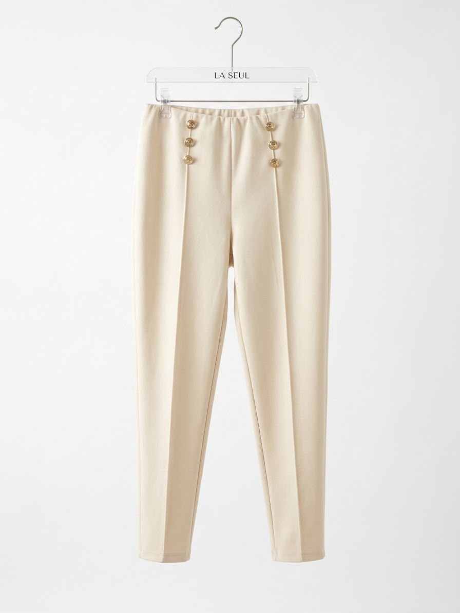 Balmain skinny fit pants Beige - Image 1