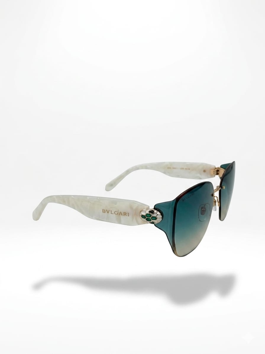 sunglass gold metal BVLGARI - Image 2